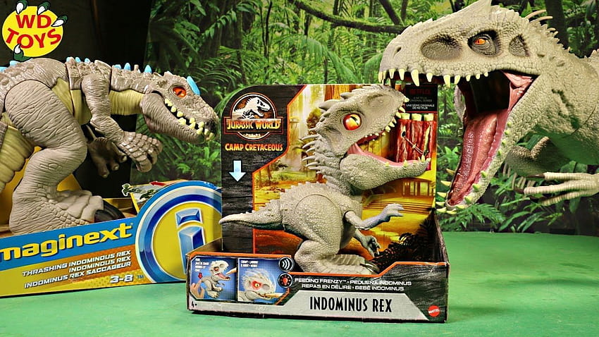 Nouveau Jurassic World Indominus Rex Jouets Camp Cretaceous Feeding Frenzy & ... Fond d'écran HD