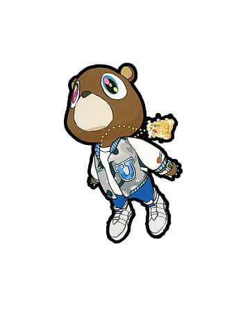 HD wallpaper black and brown bear poster with yellow frame hip hop Kanye  West  Wallpaper Flare