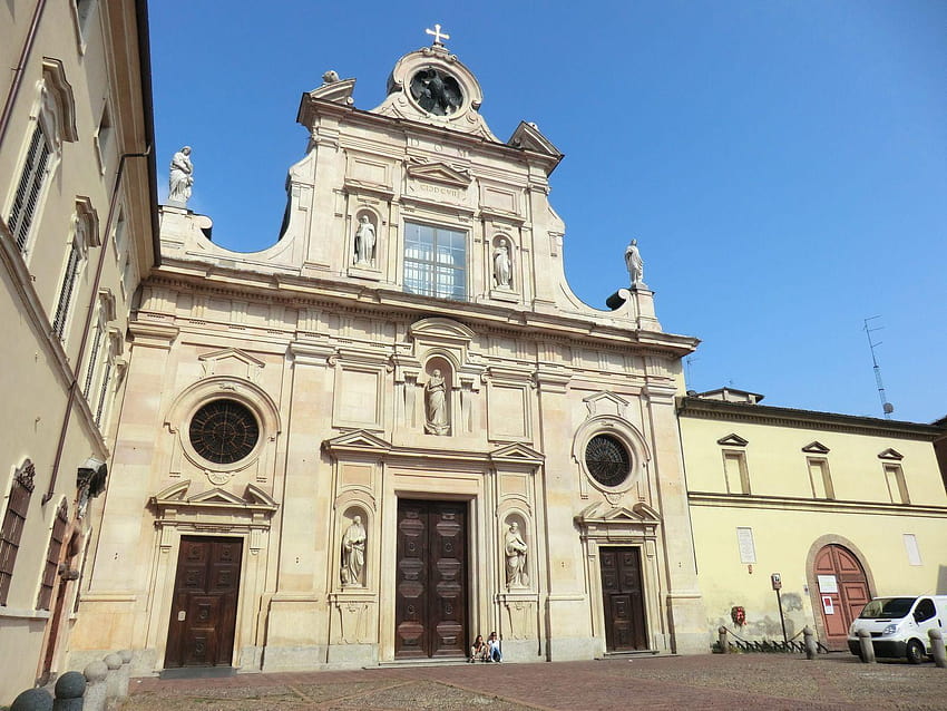 Church of San Giovanni in Parma, Italy and HD wallpaper