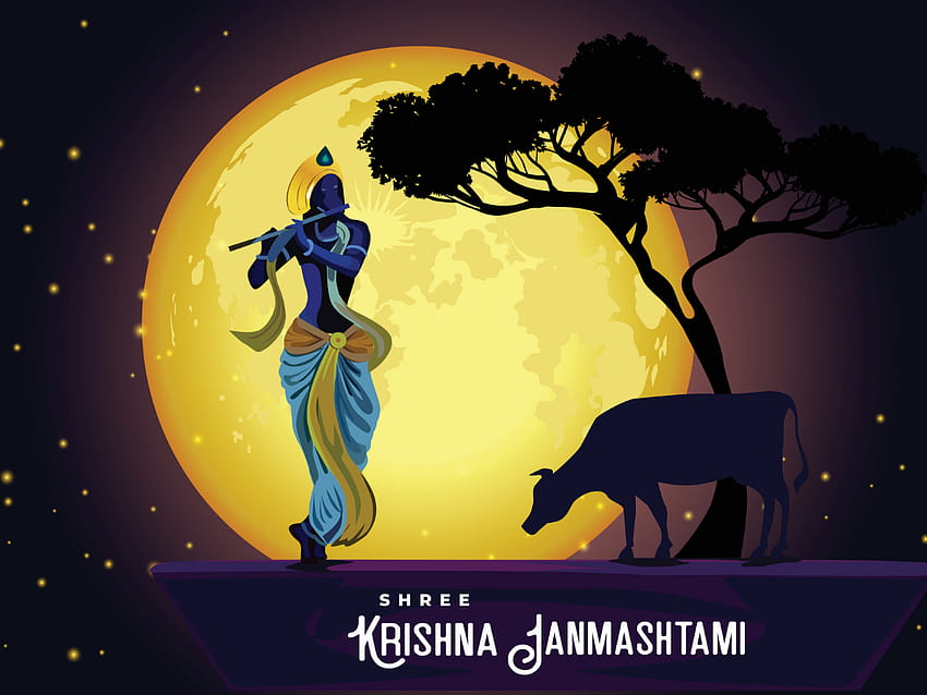 Krishna Janmashtami 2019 Carte, desideri, messaggi e stato, krishna arrabbiato Sfondo HD