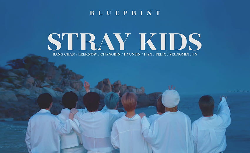 Fiz alguns Stray Kids “Blueprint”, laptop stray kids 2021 papel de parede HD