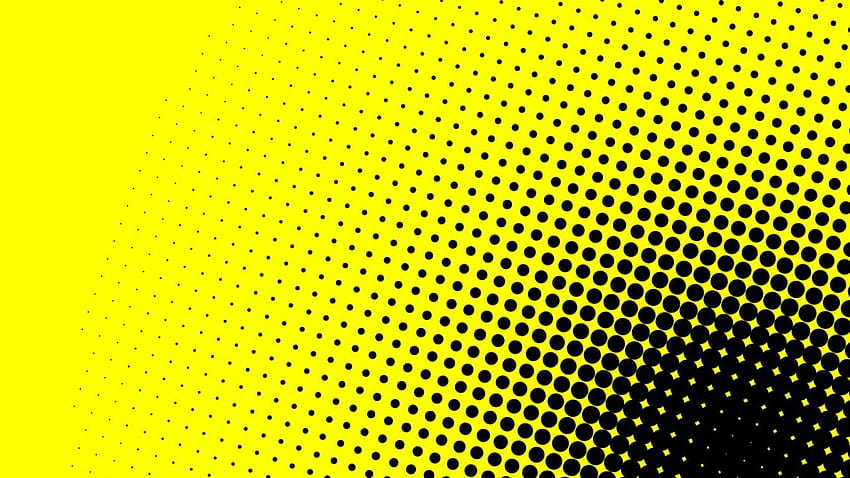 黄色の抽象グループ、黄色と黒の抽象 高画質の壁紙