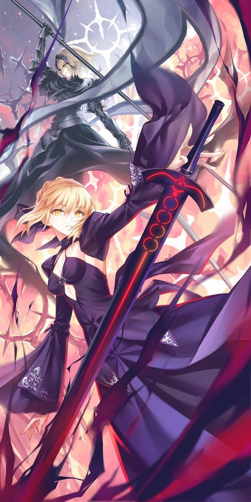 Saber Alter, Ruler, fate grand order android HD тапет за телефон