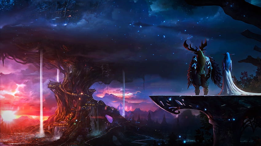 1440p World Of Warcraft 2560x1440, elf HD wallpaper