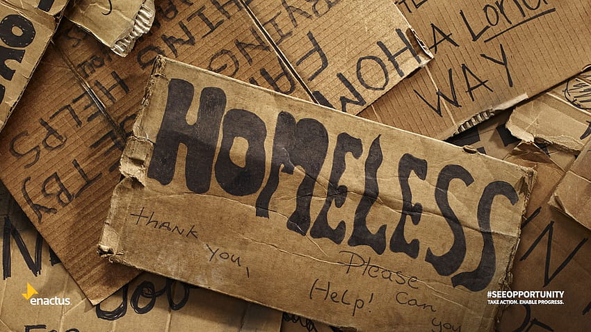 Helpless or helpful, what do you see?, homeless HD wallpaper
