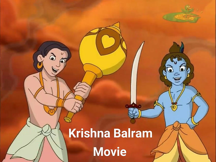 Krishna Balram Cartoon HD wallpaper | Pxfuel