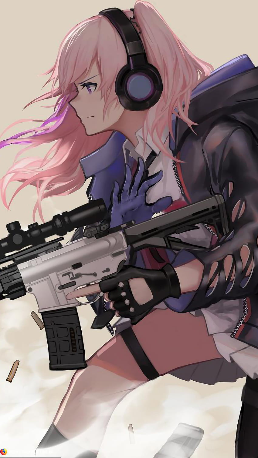 328828 Anime, Girls Frontline, Guns, Sniper, Rifle, phone , Backgrounds, and, anime girl sniper HD phone wallpaper