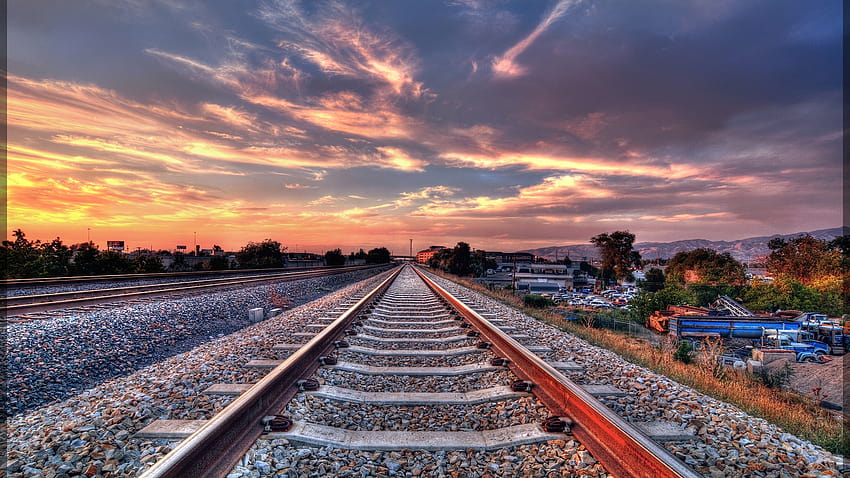 railroad tracks railway 2592x1944 trains Car [1920x1080] for your , Mobile & Tablet HD wallpaper