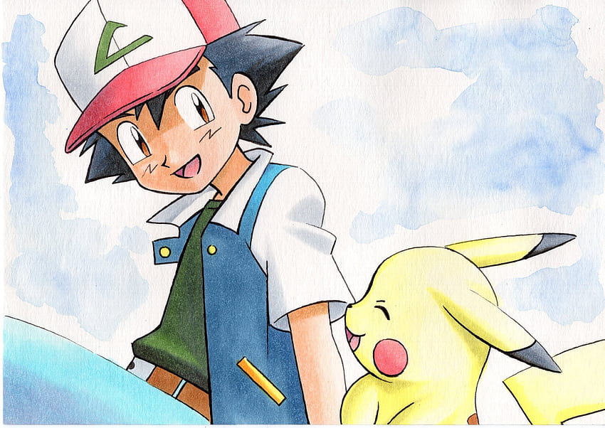 18 Ash Ketchum and Backgrounds, pikachu with ash HD wallpaper