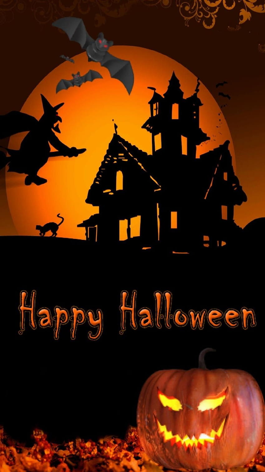 Halloweenowe wygaszacze ekranu, halloweenowy smartfon Tapeta na telefon HD