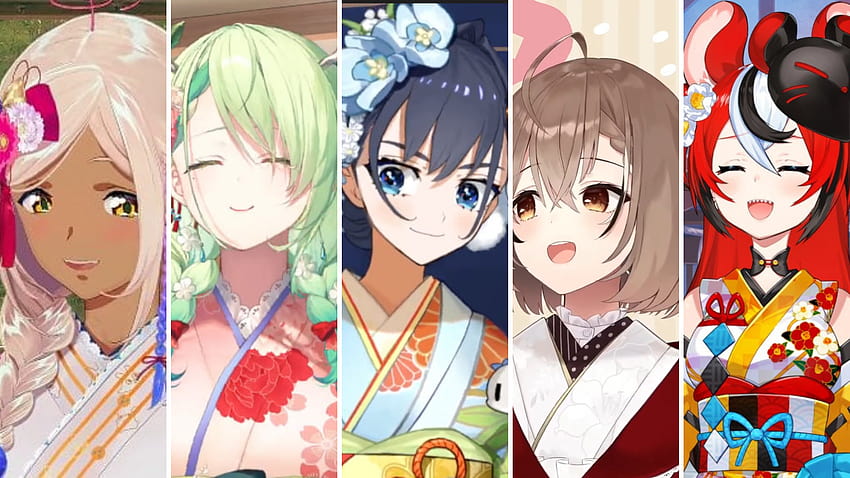 Hololive EN 2022 New Year Outfits Revealed, hololive council HD wallpaper