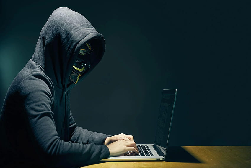 Haker, technologia, HQ Haker, haker w czarnym kapeluszu Tapeta HD