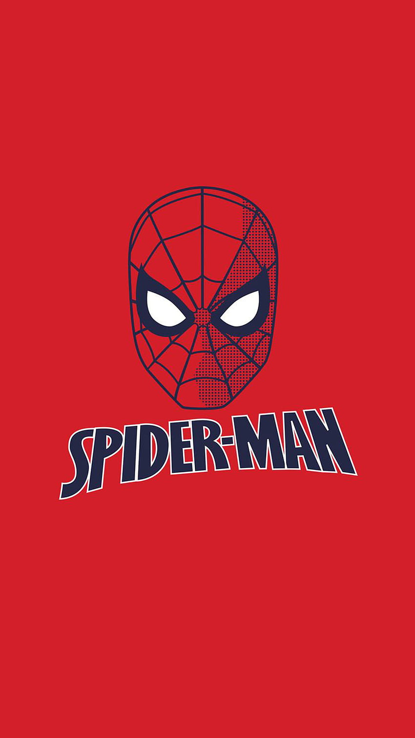Spiderman Red Minimal, whatsapp minimal HD phone wallpaper