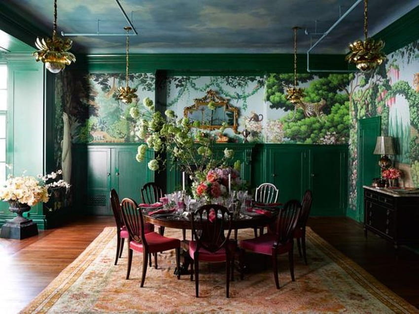 Idéias surpreendentes de sala de jantar para inspirá-lo papel de parede HD