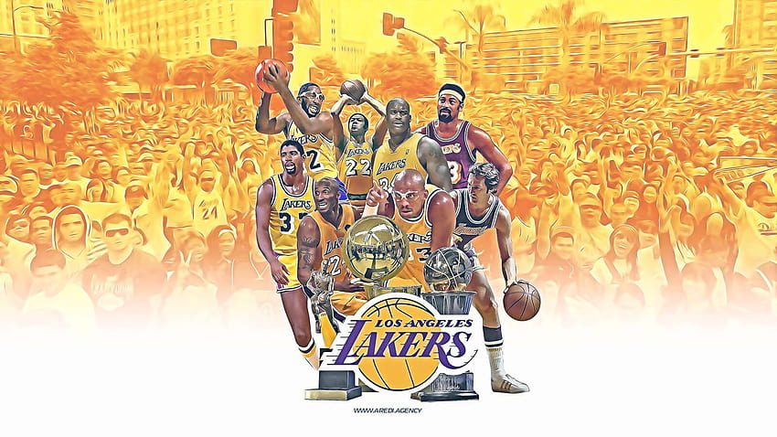 Los Angeles Lakers, design, sport, basketball, champion, kareem abdul jabbar HD wallpaper
