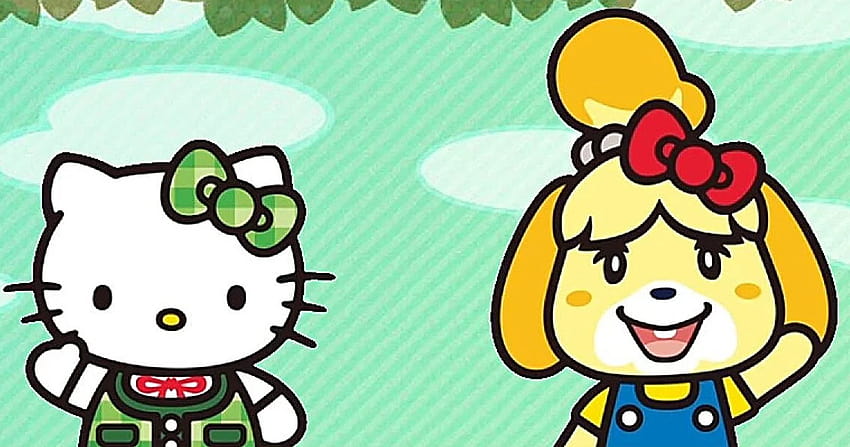 Animal Crossing: New Horizons estará cruzando com Hello Kitty no próximo mês, cruzamento de animais sanrio papel de parede HD