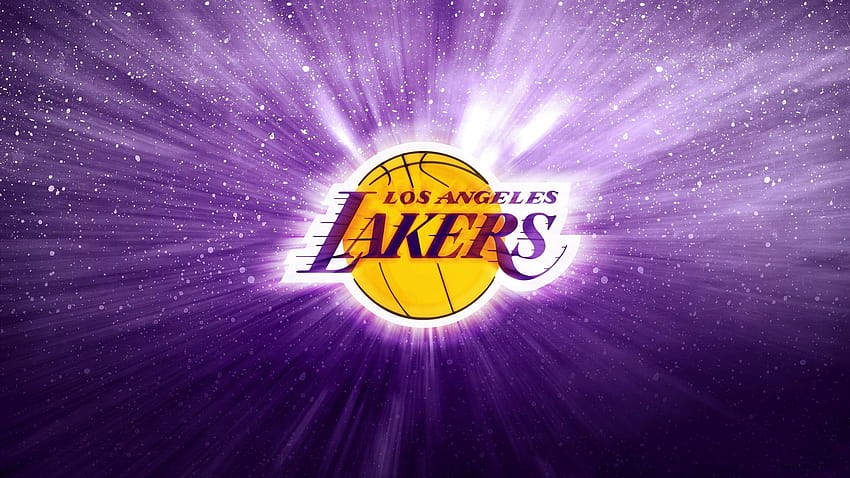 กีฬา • Los Angeles Lakers , บาสเก็ตบอล, พื้นหลัง, โลโก้, สีม่วง • For You The Best For & Mobile สุนทรียะของเลเกอร์ส วอลล์เปเปอร์ HD