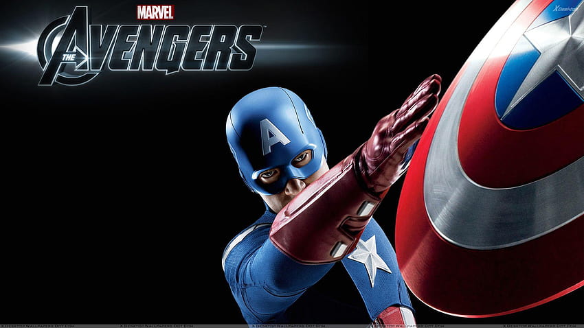 The Avengers – Chris Evans รับบท Captain America Throwing, คอมพิวเตอร์กัปตันอเมริกา วอลล์เปเปอร์ HD
