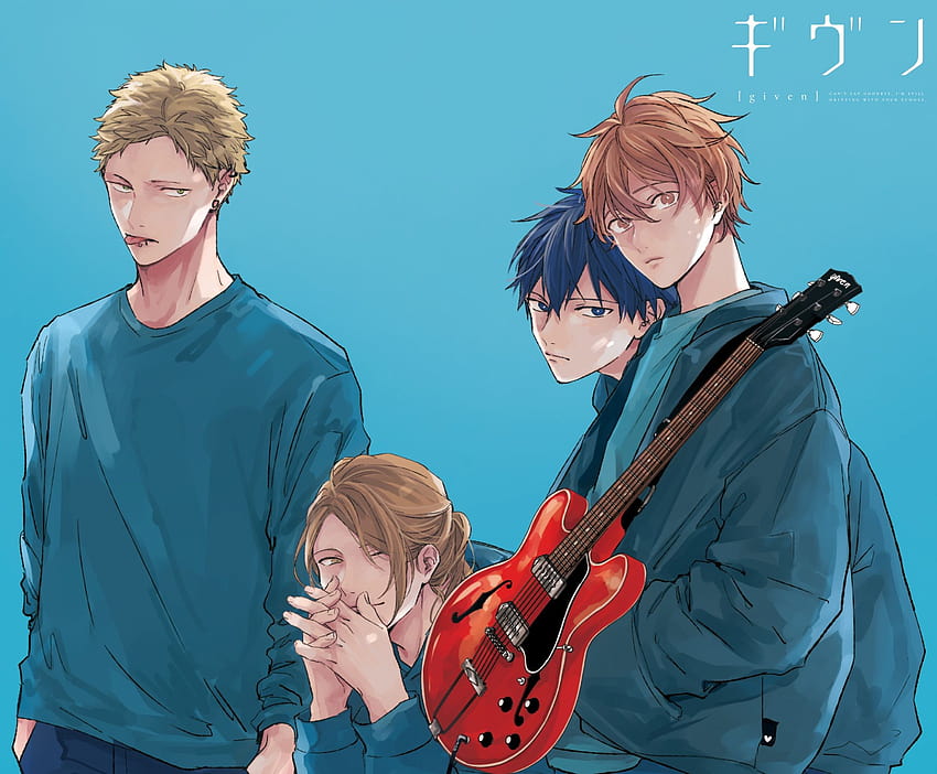 Given Uenoyama Ritsuka Sato Mafuyu Nakayama Haruki Kaji Akihiko Anime Band Anime Boys Guitar HD wallpaper