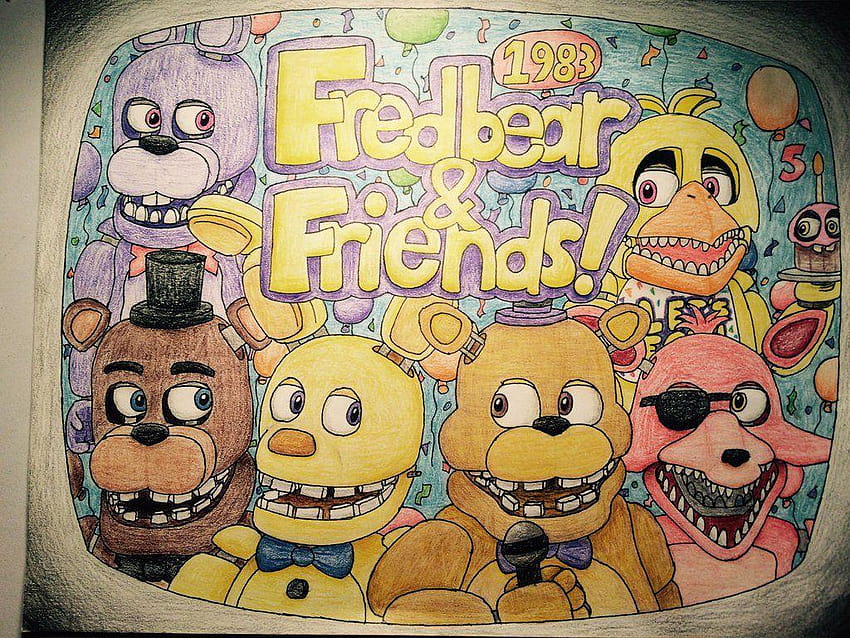 Fredbear x SpringBonnie P/____Fredbear____ - Desenho de fox_fnafhs