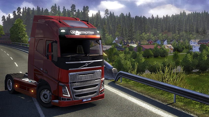 Euro Truck Simulator 2 , Video Game, HQ Euro Truck Simulator 2, truck driver game HD wallpaper