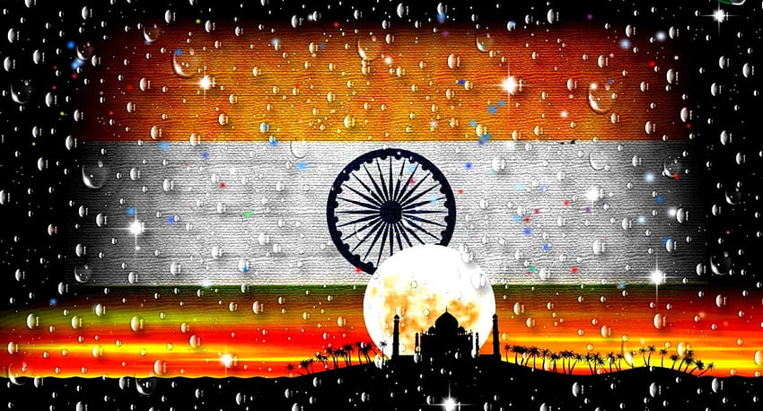 India 3d Cave, indian national flag HD wallpaper