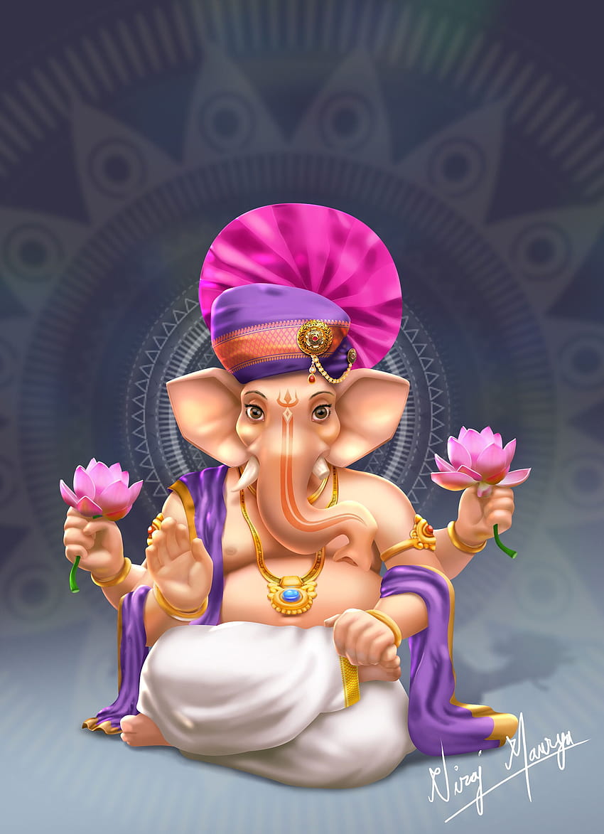 Ganesh Ji, lord ganesh 3d HD phone wallpaper | Pxfuel