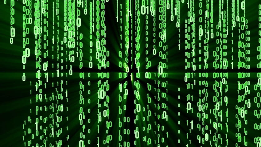 6 Moving Hacking, código verde papel de parede HD