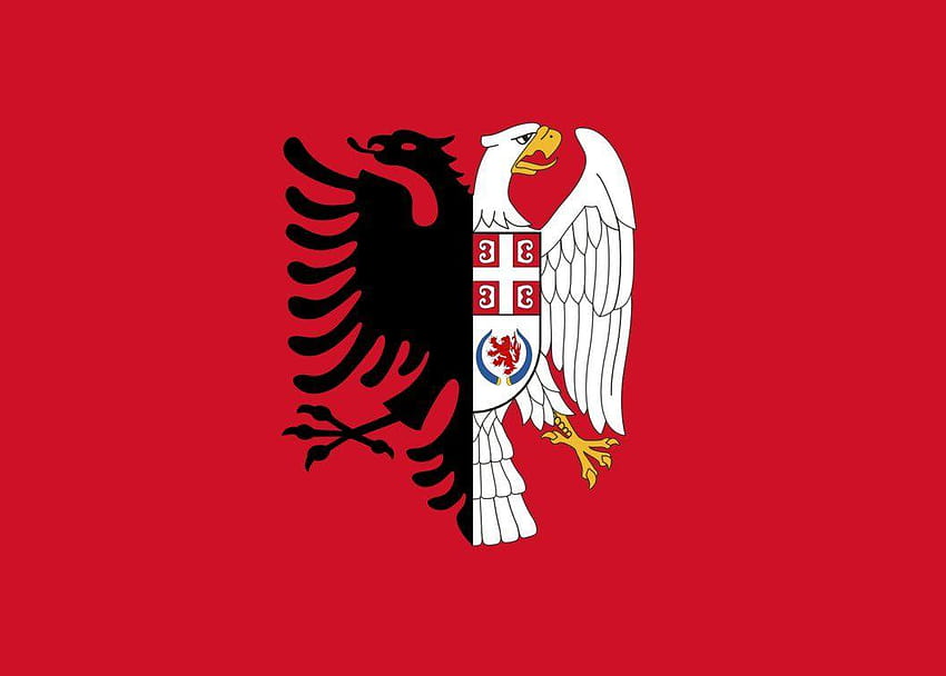 Bandera de Kosovo albanés fondo de pantalla