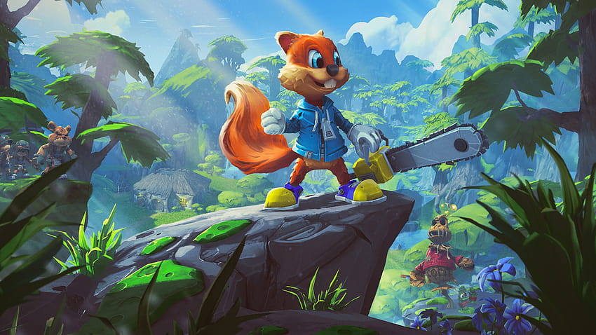 Conker's Big Reunion! Join Conker 10 years after the events of Conker's Bad Fur Day with a quest of most pressing matters.… HD wallpaper