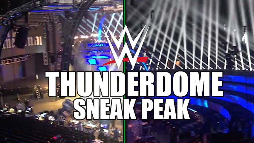 WWE ThunderDome セットが構築されている新しいビデオ 高画質の壁紙