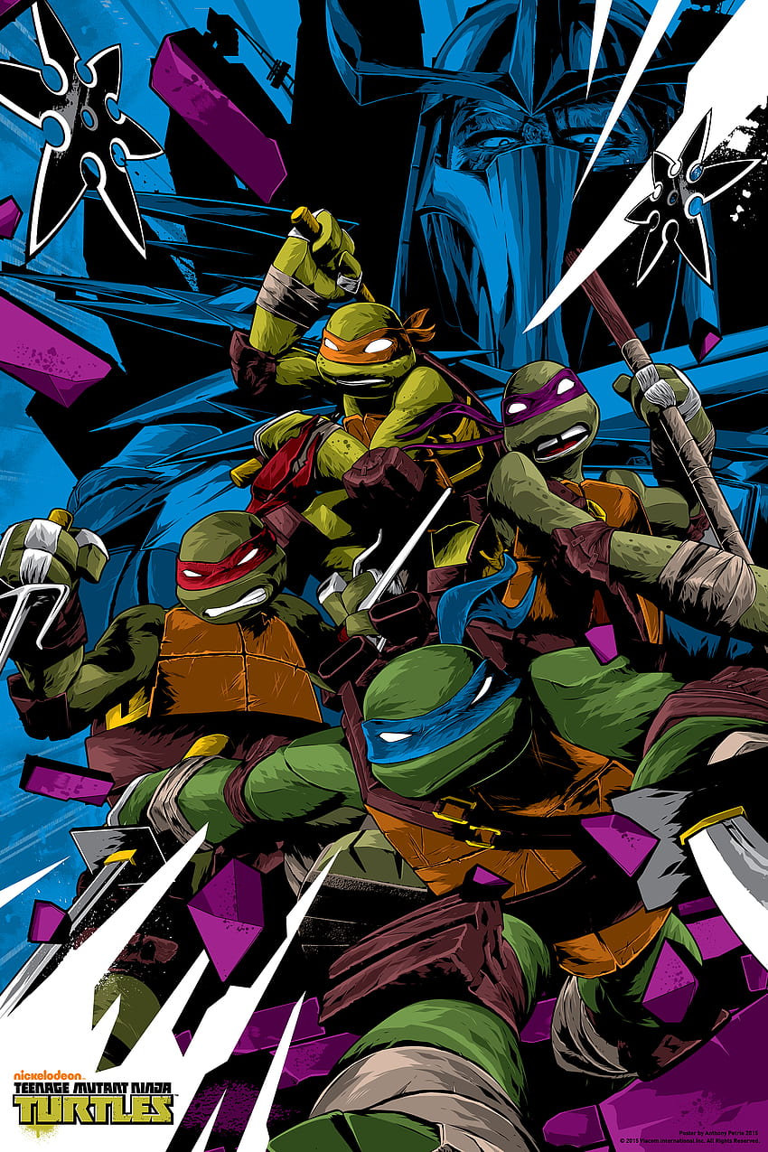 130 ide Teenage Mutant Ninja Turtles, kura-kura ninja mutan remaja 2012 wallpaper ponsel HD