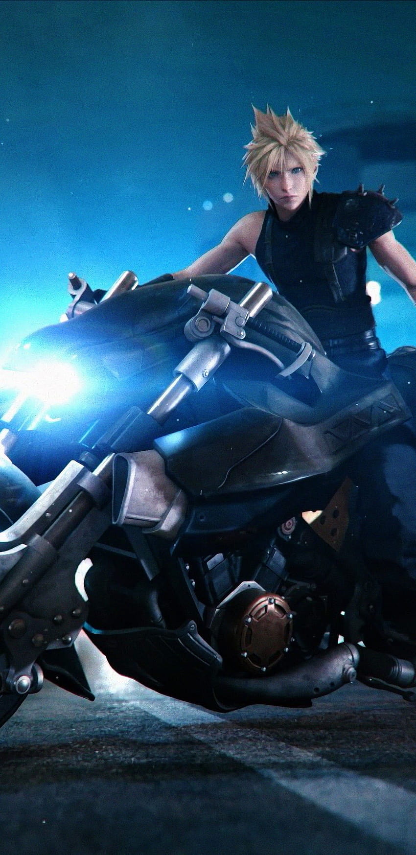 Cloud Strife Motorcycle Final Fantasy 7 Remake, ff7 remake android Papel de parede de celular HD