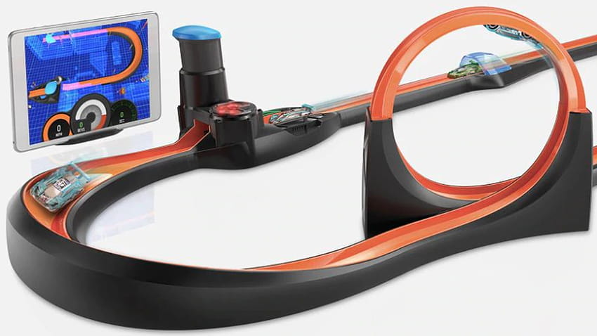 Hot Wheels passe au numérique avec des pistes intelligentes et des voitures NFC, exclusivement dans les Apple Stores Fond d'écran HD
