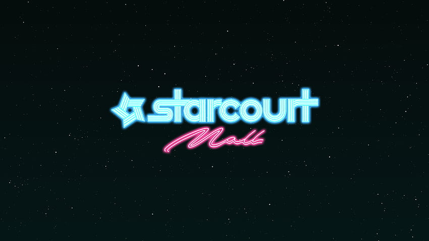 Starcourt Mall logo I made in hop because, stranger things logo HD wallpaper