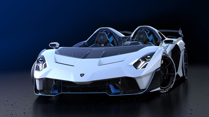 Mobil, Lamborghini Sc20, 2021, , Latar Belakang, E75cbc, 2021 lamborghini biru Wallpaper HD