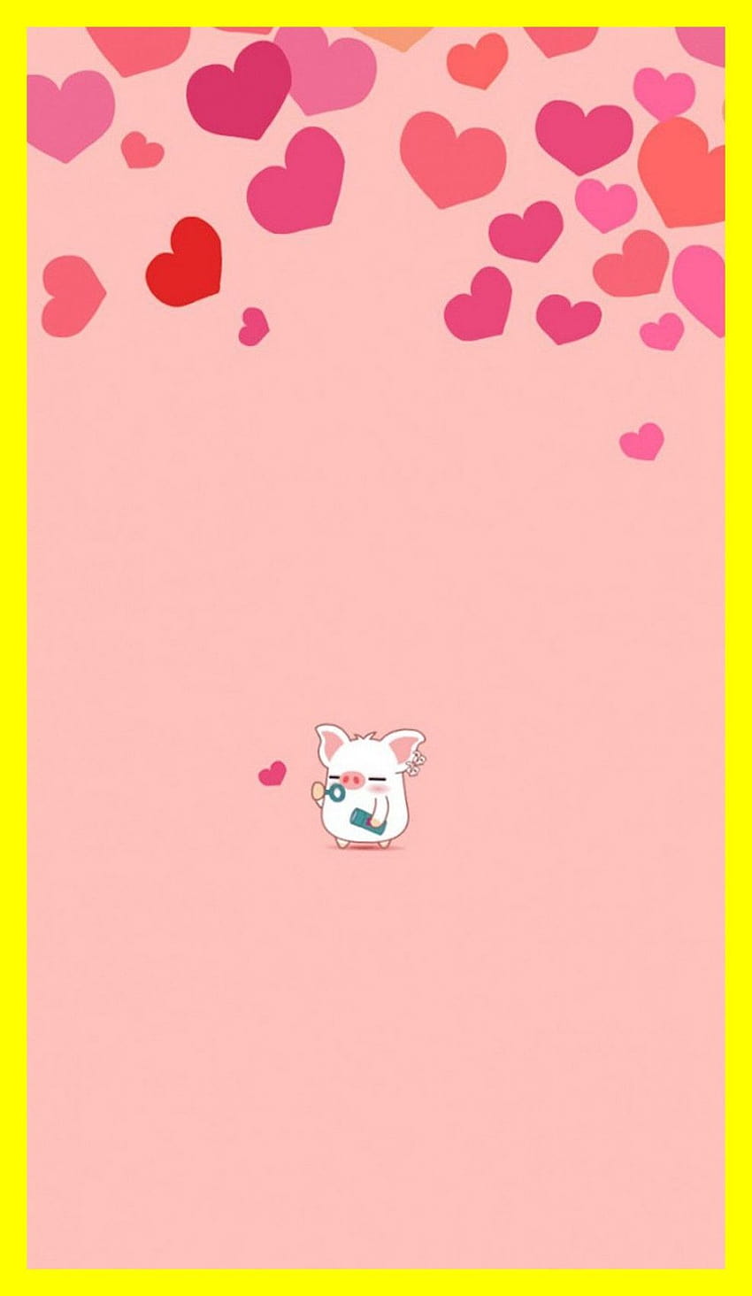Pink Piggy posted by Ryan Simpson HD phone wallpaper