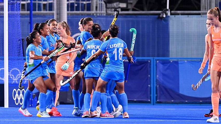La squadra di hockey femminile indiana cerca coerenza contro la Germania dopo la deludente apertura alle Olimpiadi di Tokyo, hockey indiano Sfondo HD