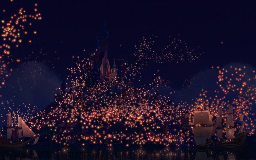 Wirre Laterne, Disney Rapunzel HD-Hintergrundbild