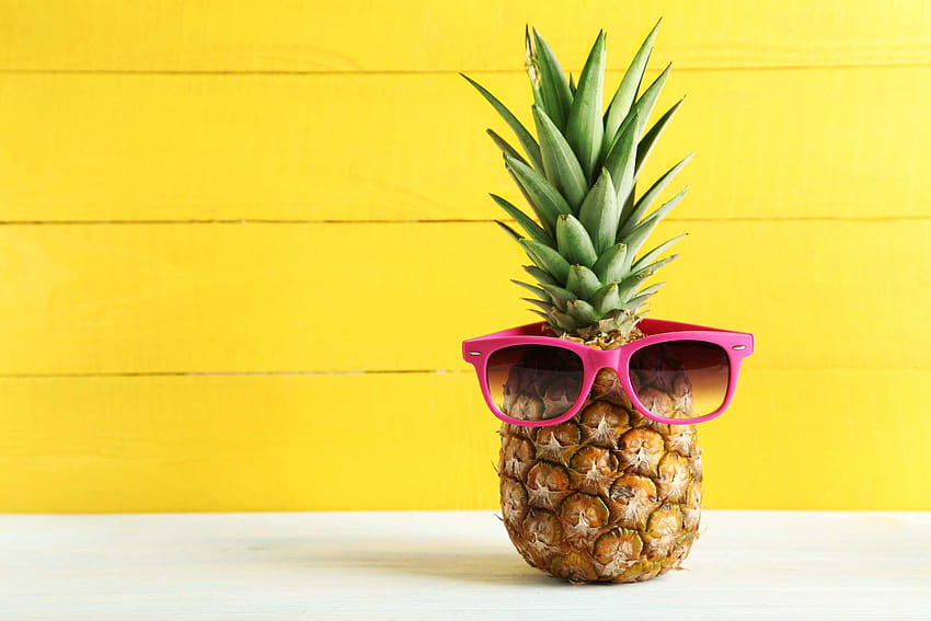 Cool Pineapple Sunglasses, pineapple graphy HD wallpaper