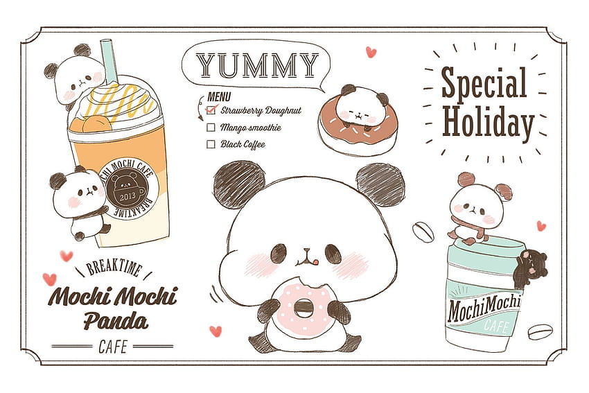 Customize Mochi Mochi Panda HD wallpaper