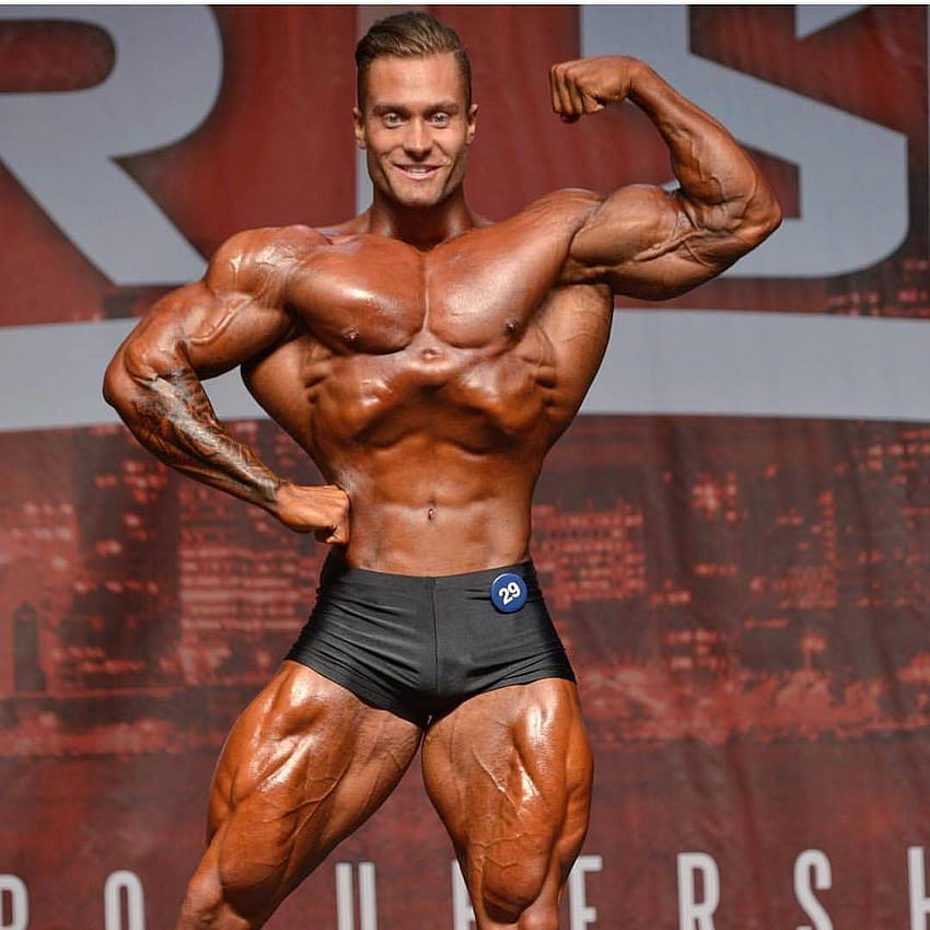 Chris Bumstead embodying Classic Physique at the Toronto Pro HD phone wallpaper
