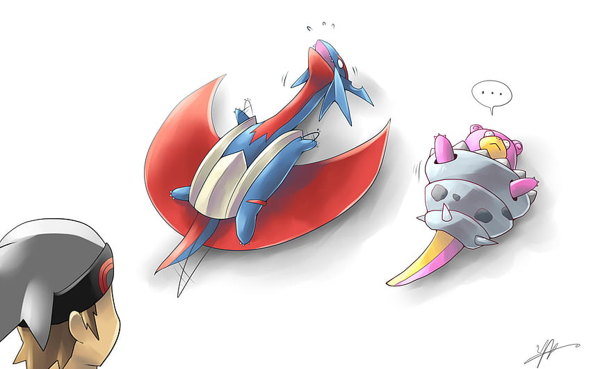 Mega salamence と Mega slowbro by R nowong [1600x1000] for your , Mobile ...