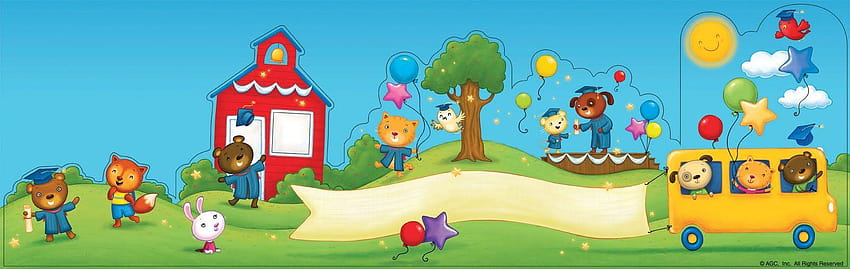 Kindergarten Wanddeko s HD-Hintergrundbild