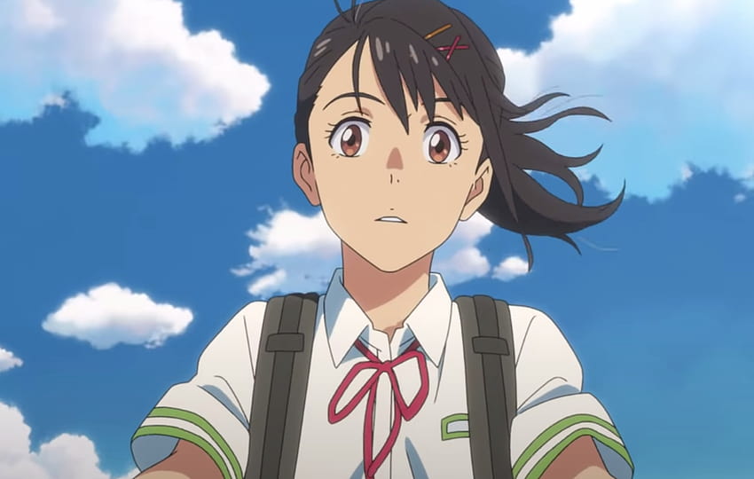 Guarda il primo trailer del nuovo film di Makoto Shinkai, 'Suzume No Tojimari' Sfondo HD