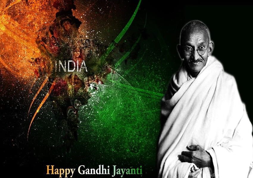 Mahatma Gandhiji Tła, Mahatma Gandhi Jayanti Tapeta HD