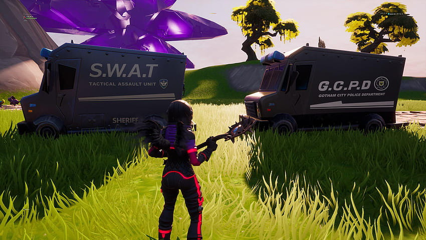 Who else grabbed the gotham swat truck when they had the chance: FortNiteBR, swat assault truck HD wallpaper