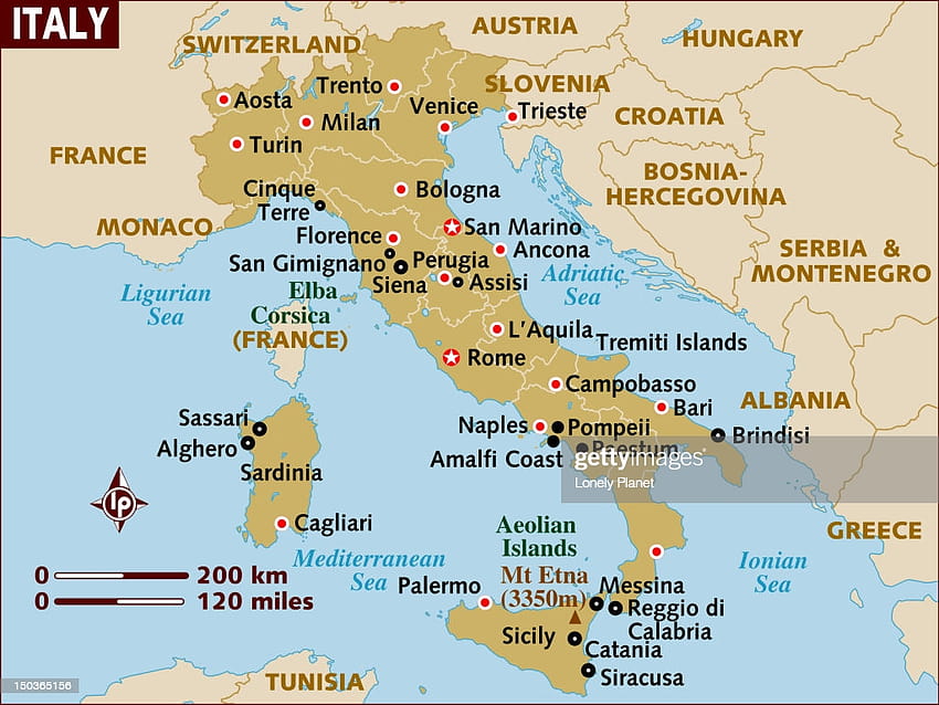 Mapa da Itália High, mapa da Itália papel de parede HD
