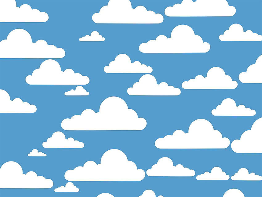 Simple Clouds Backgrounds, ppt simple HD wallpaper
