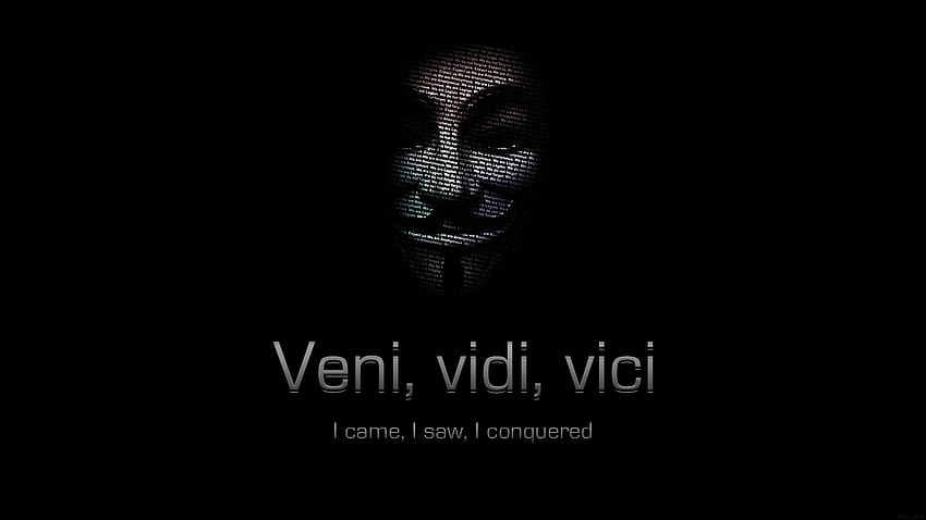 Anonymous, no love no tension 3d HD wallpaper